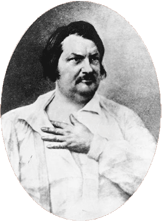 図 オノレ・ド・バルザック(Paul Nadar, Public domain, ウィキメディア・コモンズより)