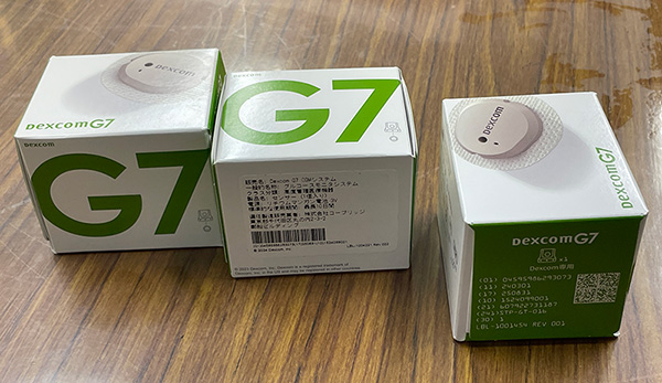写真1 G7センサーは個包装