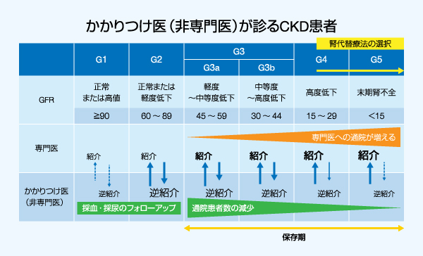 かかりつけ医（非専門医）が診るCKD患者